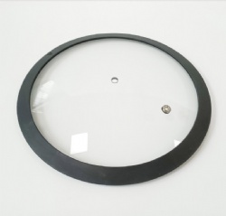 Silicone glass lid